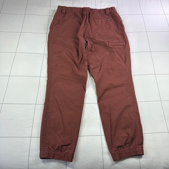 Duluth Trading Co Pants Womens 12 Rust Red Rootstock Gardening Jogger Cotton - Picture 3 of 13